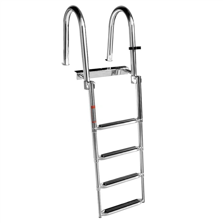 Tangga Kapal Ponton Stainless Steel 4 Langkah
